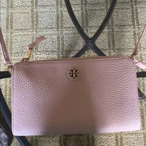 Tory Burch peach crossbody